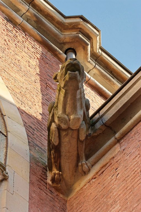Chapelle : gargouille. © Région Bourgogne-Franche-Comté, Inventaire du patrimoine
