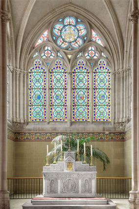 Chapelle : choeur. © Région Bourgogne-Franche-Comté, Inventaire du patrimoine