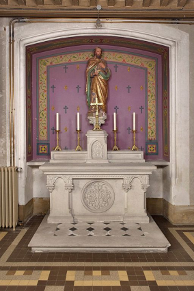 Autel de saint Joseph, vue d'ensemble. © Région Bourgogne-Franche-Comté, Inventaire du patrimoine