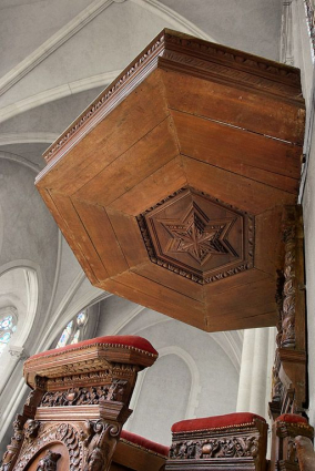 Abat-voix. © Région Bourgogne-Franche-Comté, Inventaire du patrimoine