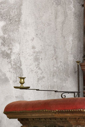 Détail : bougeoir articulé. © Région Bourgogne-Franche-Comté, Inventaire du patrimoine