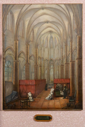 Vue d'ensemble du tableau daté 1855. © Région Bourgogne-Franche-Comté, Inventaire du patrimoine