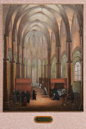 Vue d'ensemble du tableau daté 1856. © Région Bourgogne-Franche-Comté, Inventaire du patrimoine