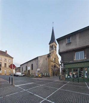 Vue d'ensemble depuis la place des Halles. © Région Bourgogne-Franche-Comté, Inventaire du patrimoine