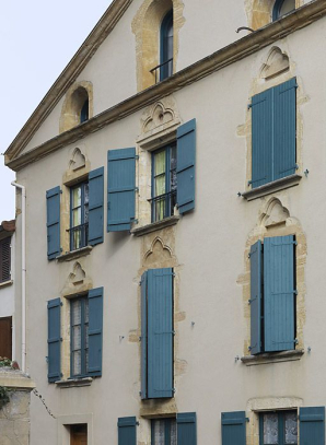 Façade antérieure : vue des étages. © Région Bourgogne-Franche-Comté, Inventaire du patrimoine