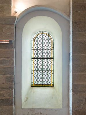 Vue d'ensemble, verrière de la nef. © Région Bourgogne-Franche-Comté, Inventaire du patrimoine