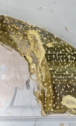 Peinture du petit salon : détail. © Région Bourgogne-Franche-Comté, Inventaire du patrimoine