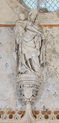 Statue de la Vierge à l'Enfant. © Région Bourgogne-Franche-Comté, Inventaire du patrimoine