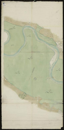 Plan n°15 du cours de la rivière sur les territoires d'Esbarres et de Pagny-le-Château. © CD21/F.PETOT/2020