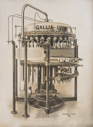 Modèle de machine d'embouteillage (Gallia-Lyon 783). © Région Bourgogne-Franche-Comté, Inventaire du patrimoine