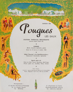 Affiche publicitaire (1966). © Région Bourgogne-Franche-Comté, Inventaire du patrimoine