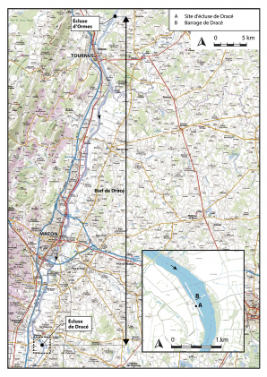 Plan de localisation (1/200 000). Extrait du ScanExpress standard © IGN 2018. © Région Bourgogne-Franche-Comté, Inventaire du patrimoine