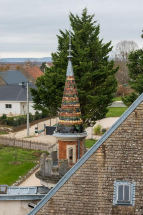 Galerie : tourelle est, depuis le "Donjon". © Région Bourgogne-Franche-Comté, Inventaire du patrimoine