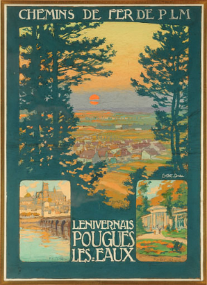 Projet d'affiche publicitaire (?) (vers 1920). © Conseil départemental de la Nièvre