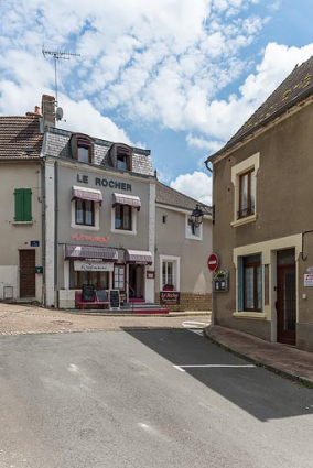Façade de la maison sur la place du Tourniquet. © Région Bourgogne-Franche-Comté, Inventaire du patrimoine