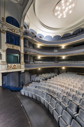 Intérieur de la salle. © Région Bourgogne-Franche-Comté, Inventaire du patrimoine