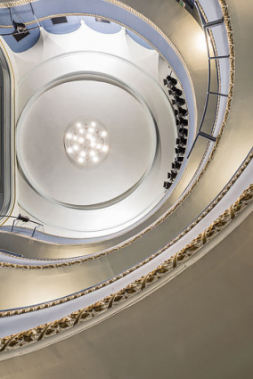 Plafond et dessous des balcons. © Région Bourgogne-Franche-Comté, Inventaire du patrimoine