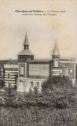 Chevigny-en-Vallière - Le Château Neuf, annexe du Château des Tourelles. S.d. [limite 19e siècle 20e siècle, avant 1905]. © Région Bourgogne-Franche-Comté, Inventaire du patrimoine