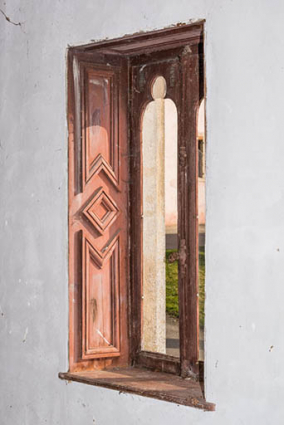 "Château neuf" : boiserie d'ébrasement de fenêtre dans l' "appartement des bains". © Région Bourgogne-Franche-Comté, Inventaire du patrimoine