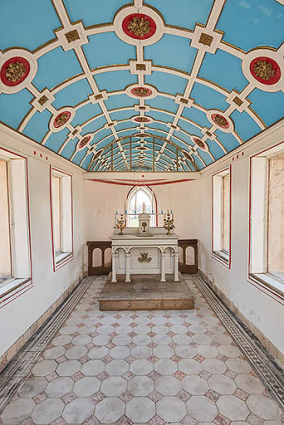 Chapelle : décor intérieur. © Région Bourgogne-Franche-Comté, Inventaire du patrimoine