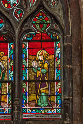 2e chapelle nord : saint Tétric. © Région Bourgogne-Franche-Comté, Inventaire du patrimoine