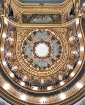 Salle : plafond. © Région Bourgogne-Franche-Comté, Inventaire du patrimoine