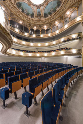 Salle, vue depuis le côté cour. © Région Bourgogne-Franche-Comté, Inventaire du patrimoine