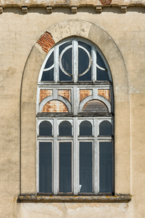 Elévation latérale droite (corps sud) : fenêtre. © Région Bourgogne-Franche-Comté, Inventaire du patrimoine