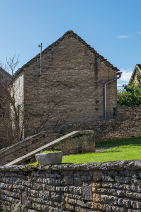 Vue du mur pignon nord.  © Région Bourgogne-Franche-Comté, Inventaire du patrimoine