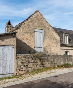 Détail du mur pignon sud.   © Région Bourgogne-Franche-Comté, Inventaire du patrimoine
