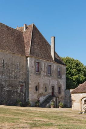 Façade postérieure : pavillon occidental. © Région Bourgogne-Franche-Comté, Inventaire du patrimoine