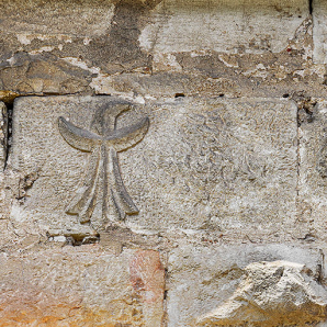 Détail d'une hermine. © Région Bourgogne-Franche-Comté, Inventaire du patrimoine
