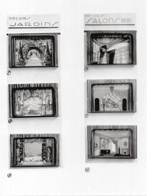 Décors jardins [et] Décors salons modernes. S.d. [années 1960]. © Région Bourgogne-Franche-Comté, Inventaire du patrimoine