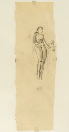 2e tableau : [1B] Esquisse pour le signe de la Vierge. © Région Bourgogne-Franche-Comté, Inventaire du patrimoine