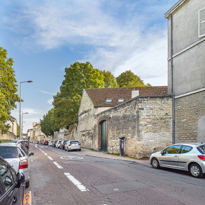 Portion du rempart, rue Diderot. © Région Bourgogne-Franche-Comté, Inventaire du patrimoine