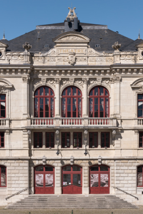 Façade antérieure : travée centrale. © Région Bourgogne-Franche-Comté, Inventaire du patrimoine