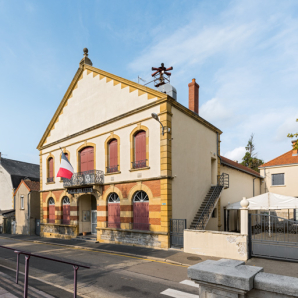 Vue d'ensemble, depuis le sud. © Région Bourgogne-Franche-Comté, Inventaire du patrimoine