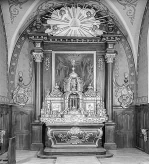 Tabernacle ouvert. © Région Bourgogne-Franche-Comté, Inventaire du patrimoine