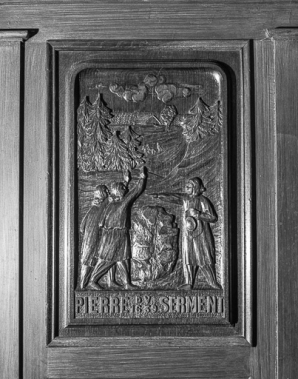 Boiseries du choeur ; vue de face. © Région Bourgogne-Franche-Comté, Inventaire du patrimoine