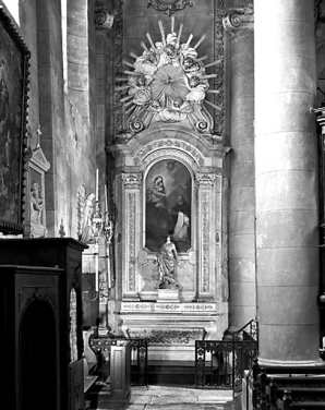 Vue de l'autel-retable latéral gauche. © Région Bourgogne-Franche-Comté, Inventaire du patrimoine