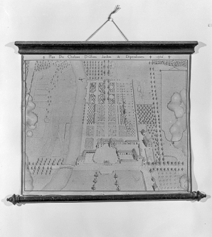 Plan du château, 1756. © Région Bourgogne-Franche-Comté, Inventaire du patrimoine