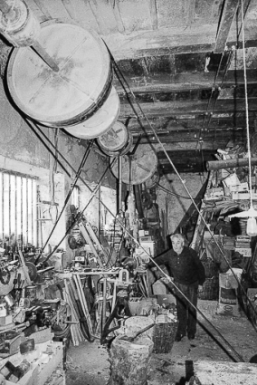 Vue intérieure de l'atelier. © Région Bourgogne-Franche-Comté, Inventaire du patrimoine