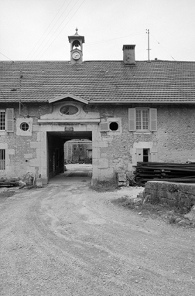 Porche d'entrée de l'usine. © Région Bourgogne-Franche-Comté, Inventaire du patrimoine
