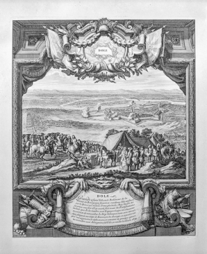 Le siège de Dole en 1674. © Région Bourgogne-Franche-Comté, Inventaire du patrimoine
