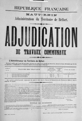 Documents d'adjudication. © Région Bourgogne-Franche-Comté, Inventaire du patrimoine