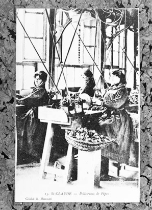 Saint-Claude - Polisseuse de Pipes. © Région Bourgogne-Franche-Comté, Inventaire du patrimoine