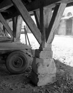 Détail d'un pilier. © Région Bourgogne-Franche-Comté, Inventaire du patrimoine
