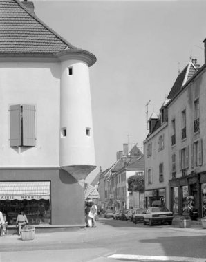 Détail de l'oriel. © Région Bourgogne-Franche-Comté, Inventaire du patrimoine