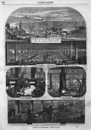 Forges de Franche-Comté. - Usine de Fraisans. © Région Bourgogne-Franche-Comté, Inventaire du patrimoine