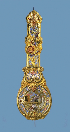 Balancier d'horloge comtoise. © Région Bourgogne-Franche-Comté, Inventaire du patrimoine